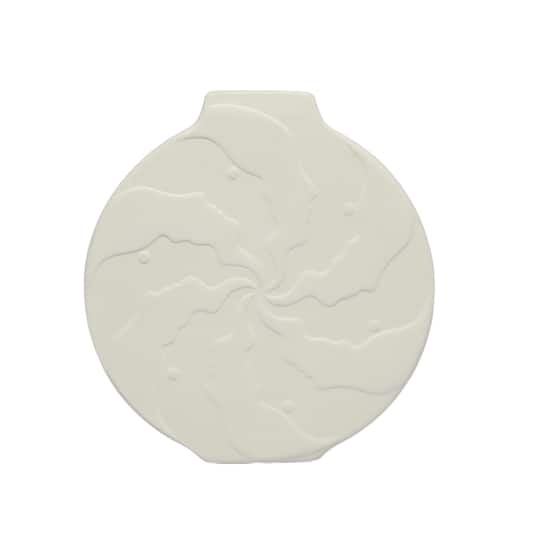 Jonathan Adler x Michaels 7.25" Embossed Faces DIY Round Ceramic Vase